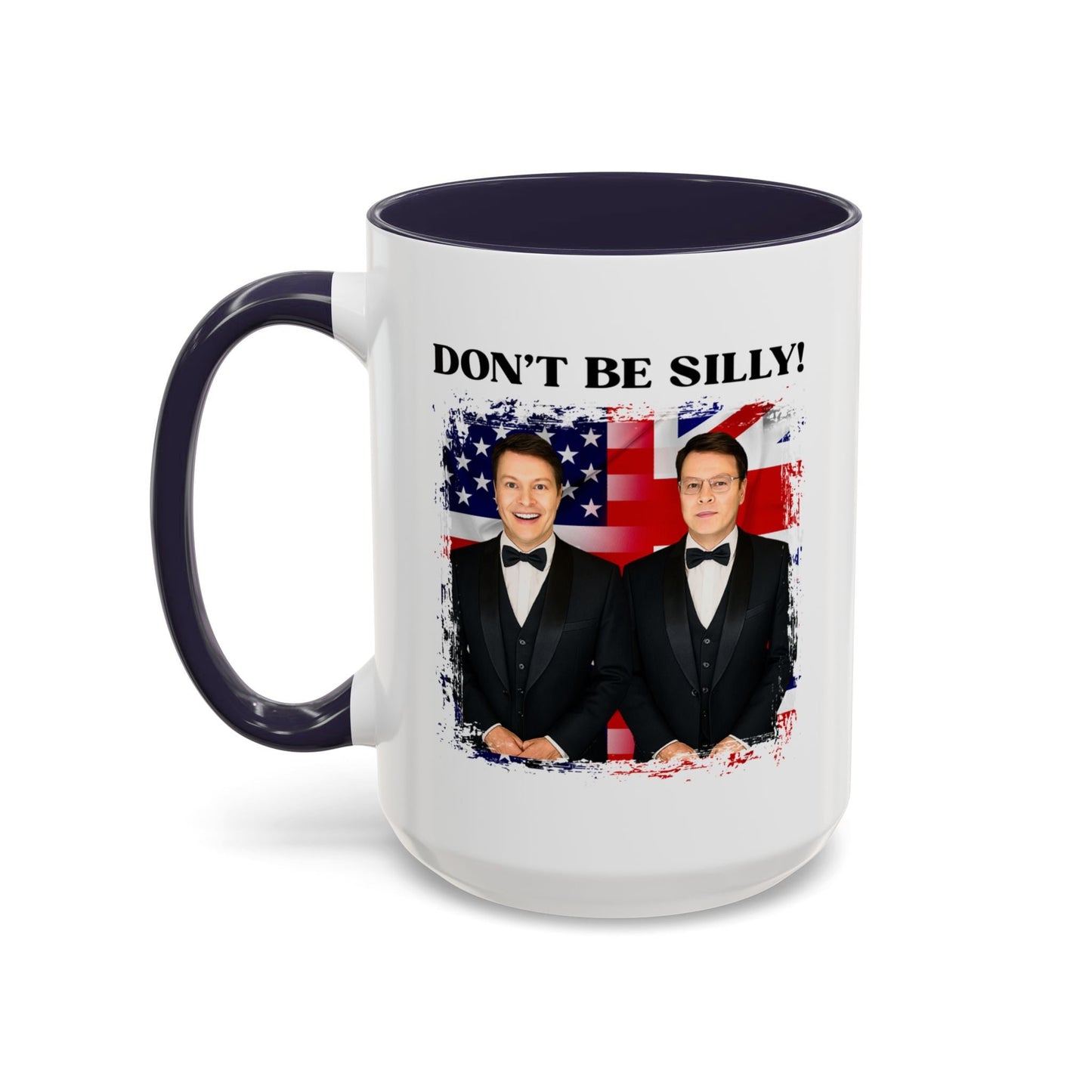 Don't Be Silly! Tuxedo Two-Tone Ceramic Mug