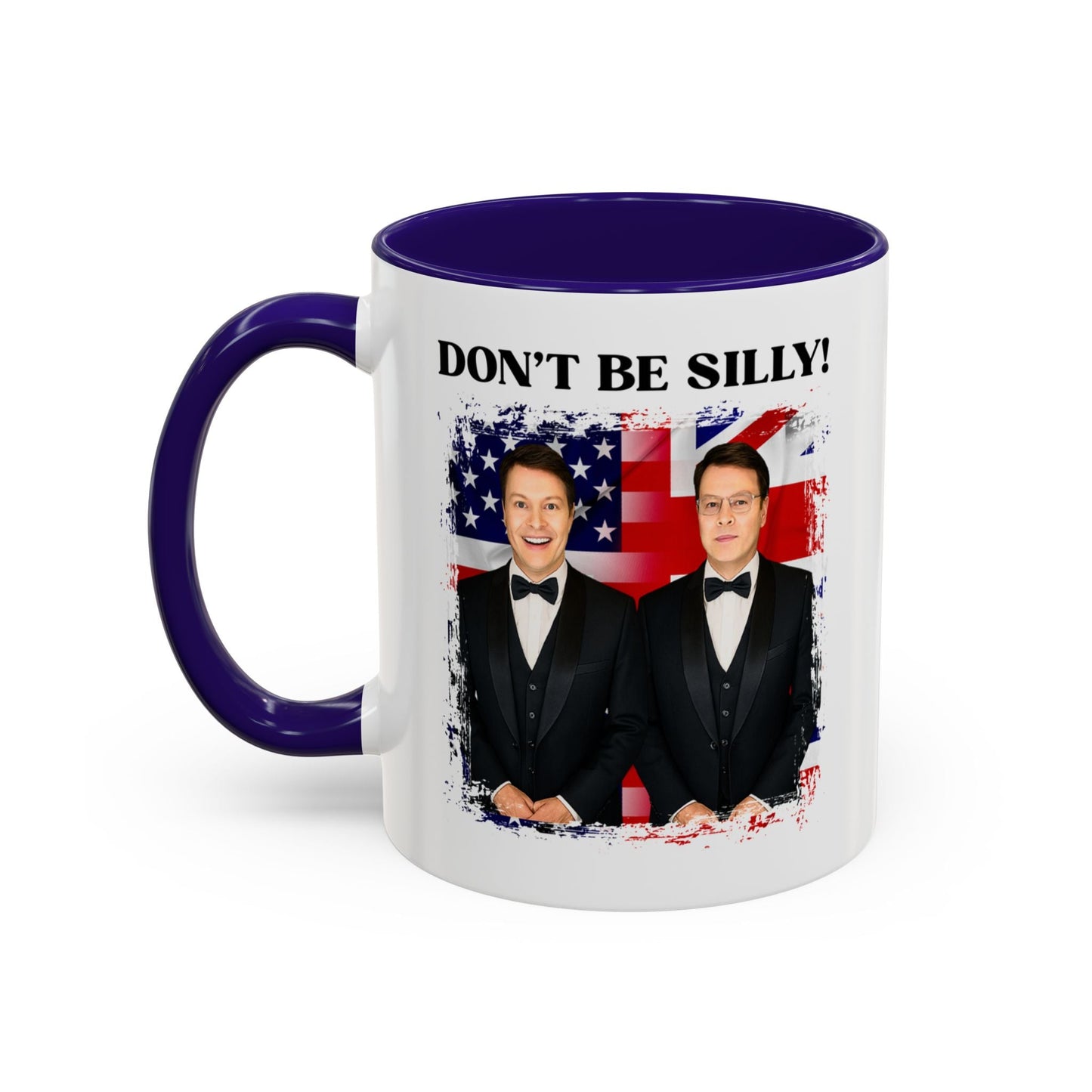 Don't Be Silly! Tuxedo Two-Tone Ceramic Mug