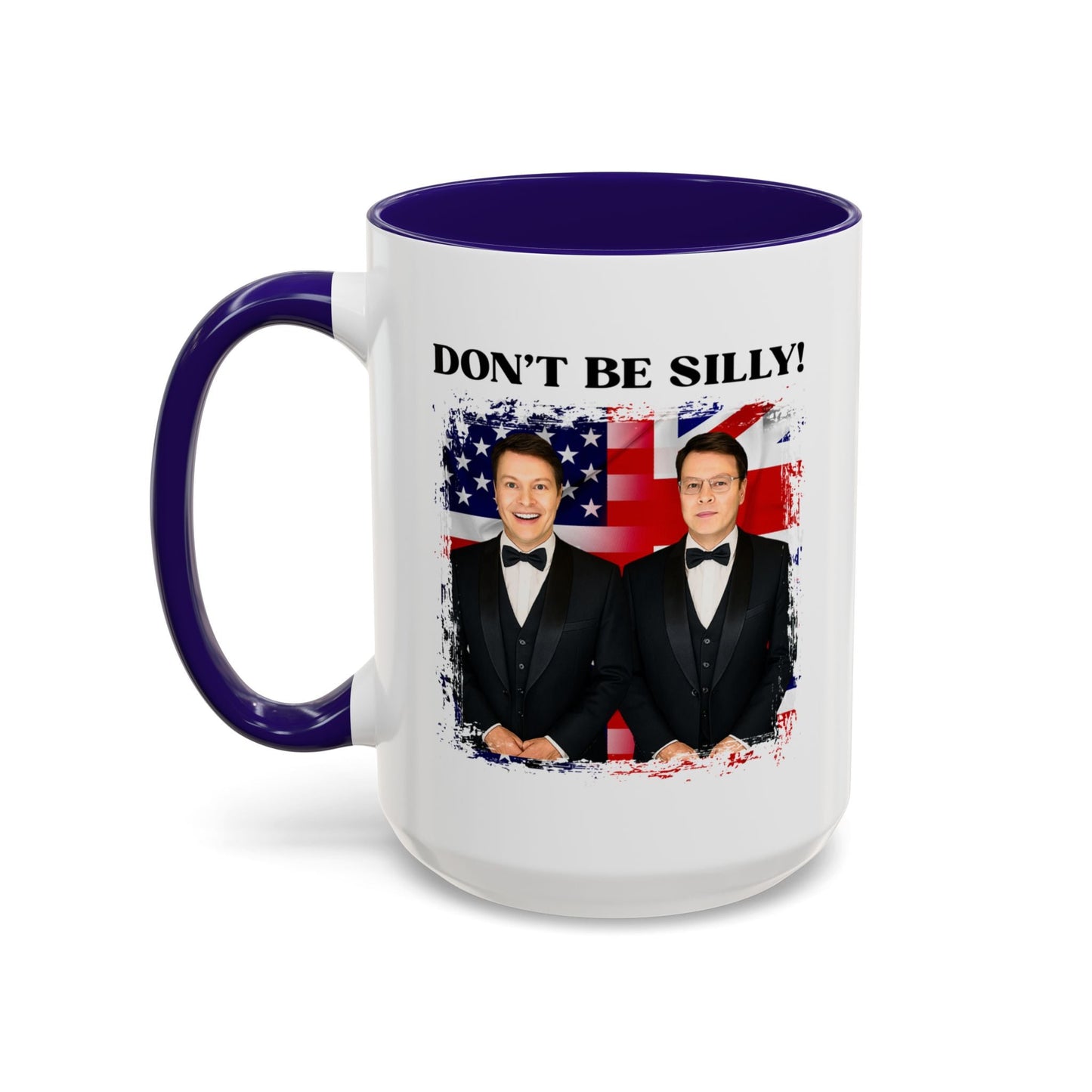 Don't Be Silly! Tuxedo Two-Tone Ceramic Mug