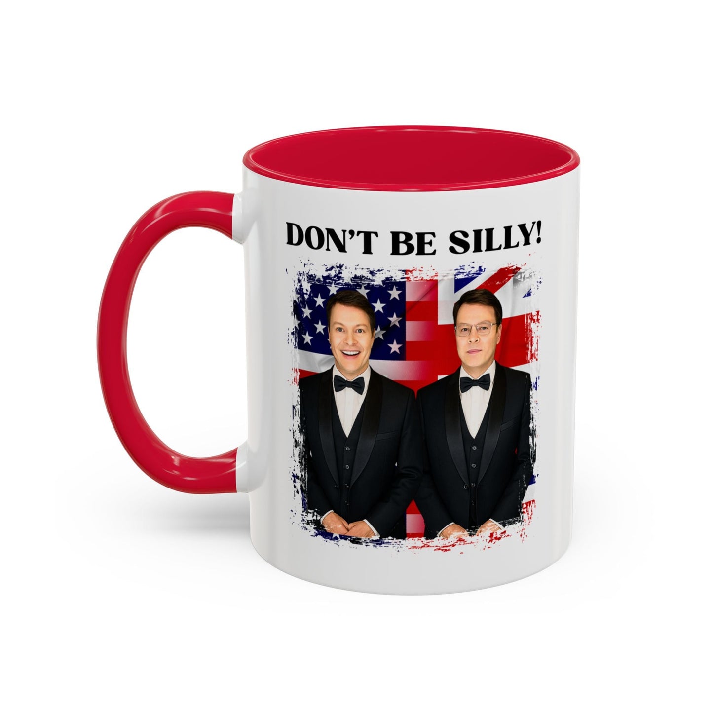Don't Be Silly! Tuxedo Two-Tone Ceramic Mug