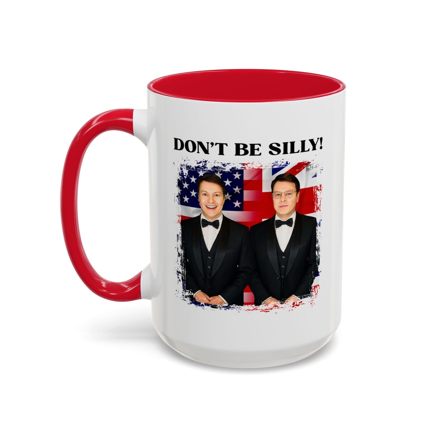 Don't Be Silly! Tuxedo Two-Tone Ceramic Mug