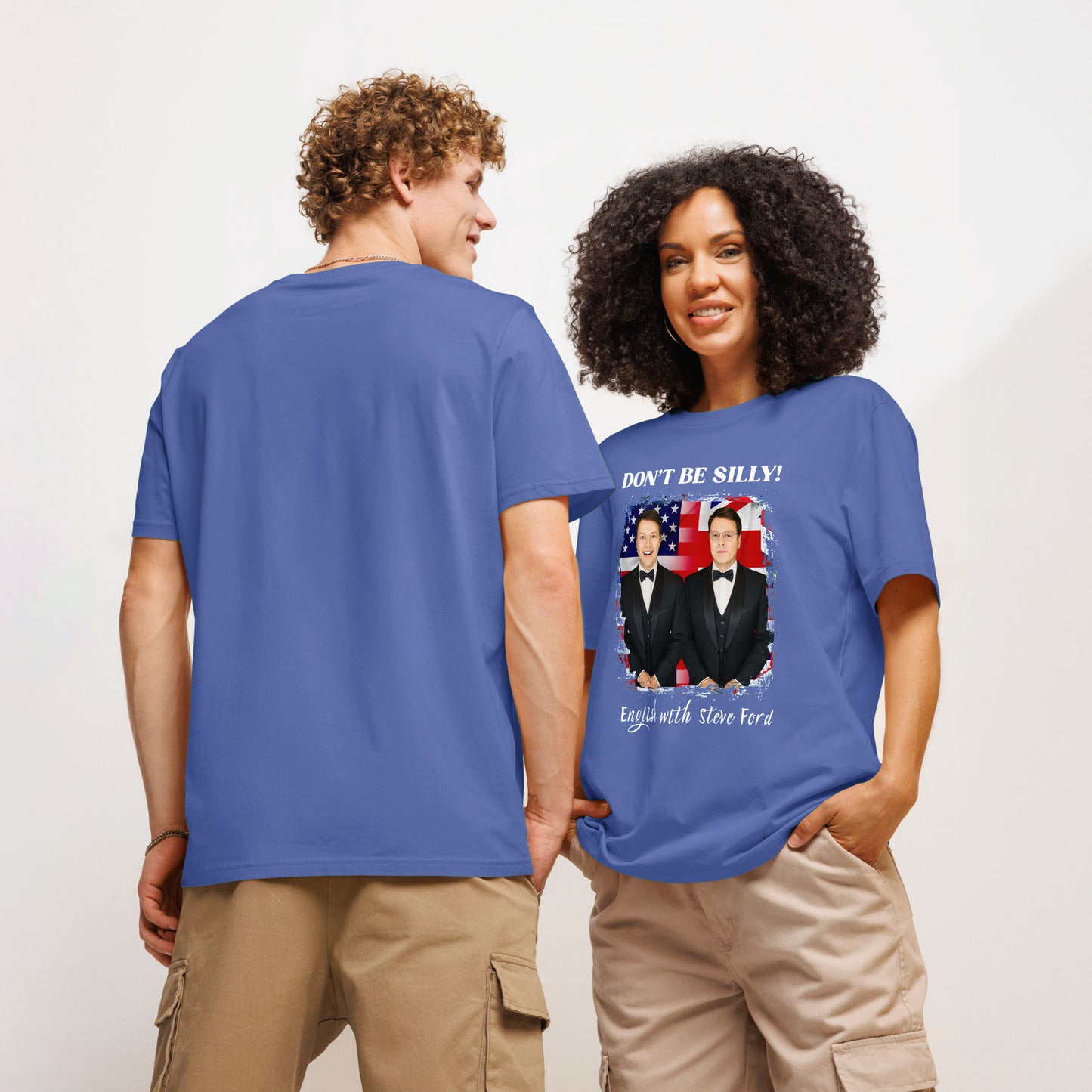 Don't Be Silly! Unisex Tuxedo T‑Shirt – Funny English Teacher Tee