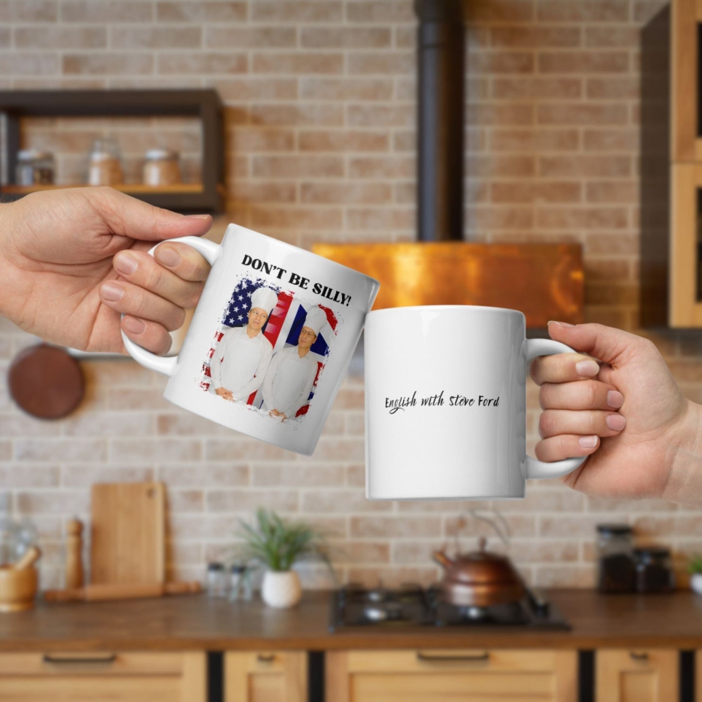 Don't Be Silly! Cook White Ceramic Mug
