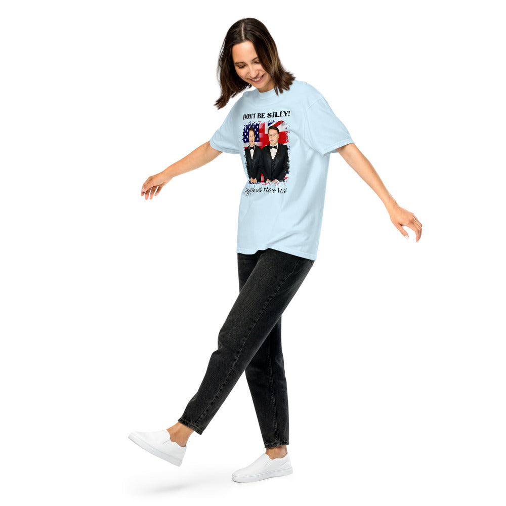Don't Be Silly! Unisex Tuxedo T‑Shirt – Funny English Teacher Tee