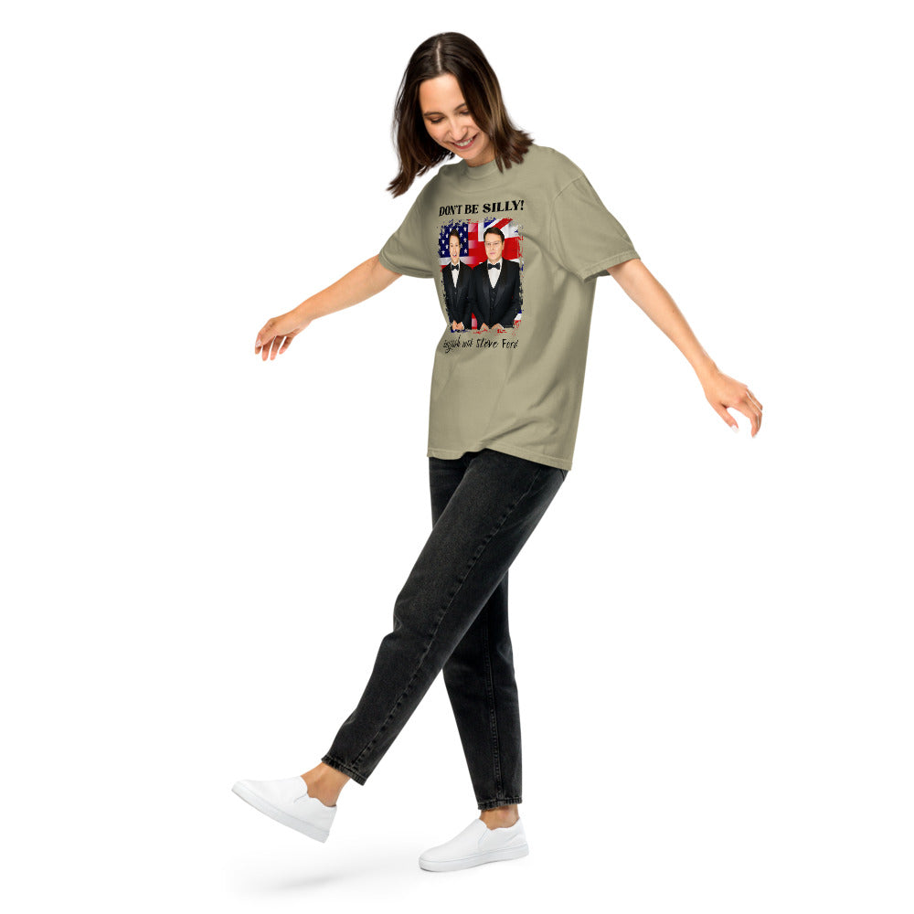 Don't Be Silly! Unisex Tuxedo T‑Shirt – Funny English Teacher Tee