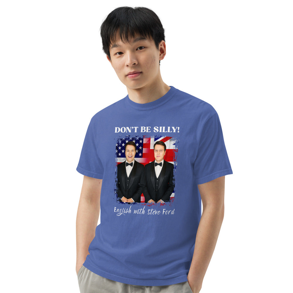 Don't Be Silly! Unisex Tuxedo T‑Shirt – Funny English Teacher Tee