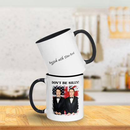 Don't Be Silly! Tuxedo Two-Tone Ceramic Mug