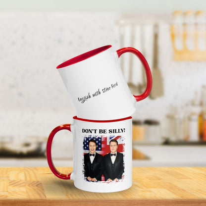 Don't Be Silly! Tuxedo Two-Tone Ceramic Mug