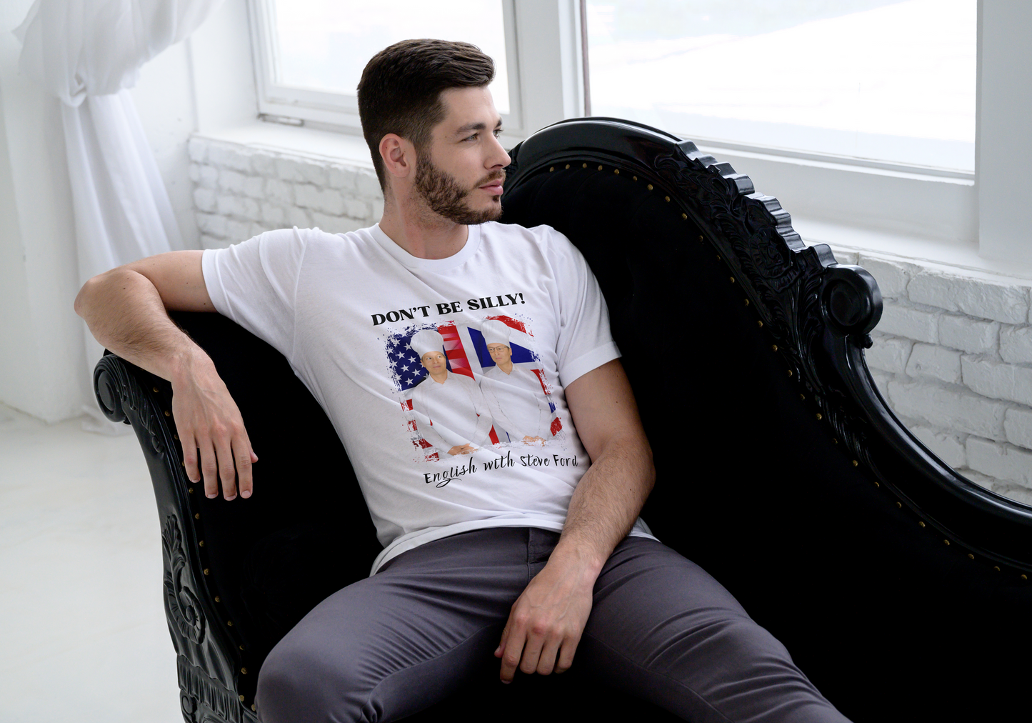 Don't Be Silly! Unisex Cook T‑Shirt – Funny English Teacher Tee