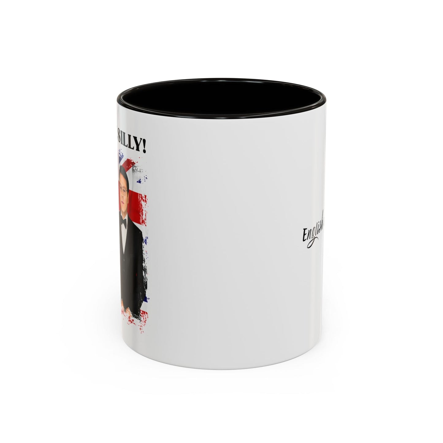 Don't Be Silly! Tuxedo Two-Tone Ceramic Mug