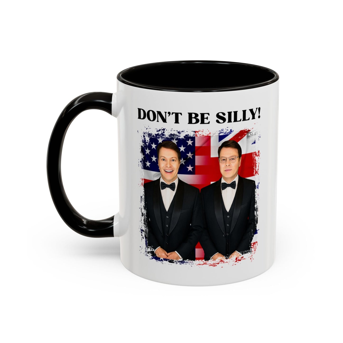 Don't Be Silly! Tuxedo Two-Tone Ceramic Mug
