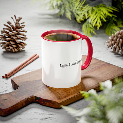 Don't Be Silly! Tuxedo Two-Tone Ceramic Mug