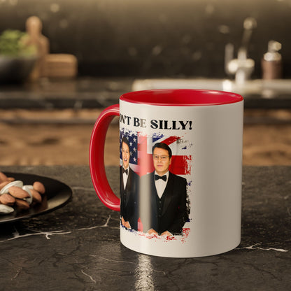 Don't Be Silly! Tuxedo Two-Tone Ceramic Mug