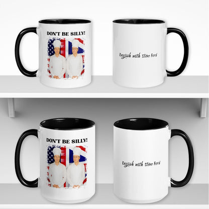 Don't Be Silly! Cook Two-Tone Ceramic Mug