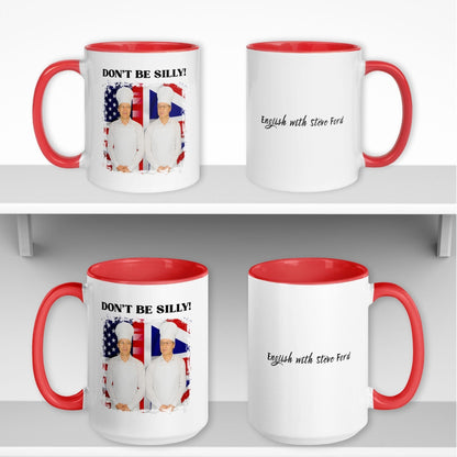 Don't Be Silly! Cook Two-Tone Ceramic Mug