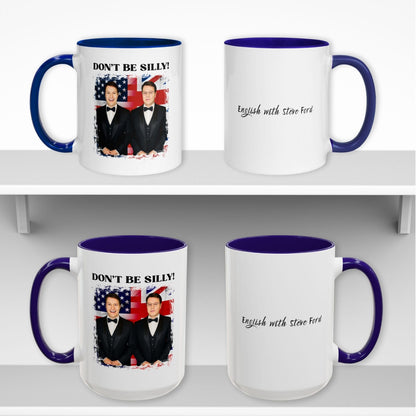 Don't Be Silly! Tuxedo Two-Tone Ceramic Mug
