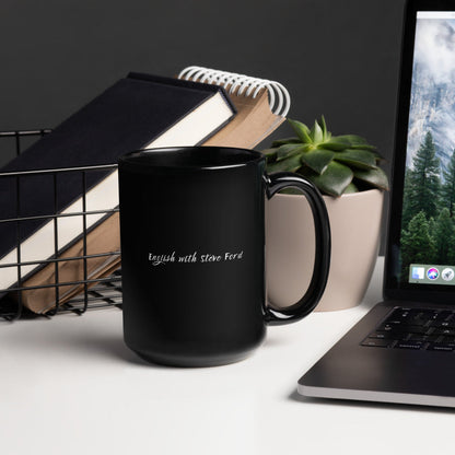 Don't Be Silly! Tuxedo Black Ceramic Mug