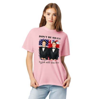 Don't Be Silly! Unisex Tuxedo T‑Shirt – Funny English Teacher Tee