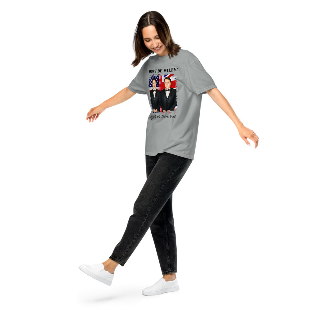 Don't Be Silly! Unisex Tuxedo T‑Shirt – Funny English Teacher Tee