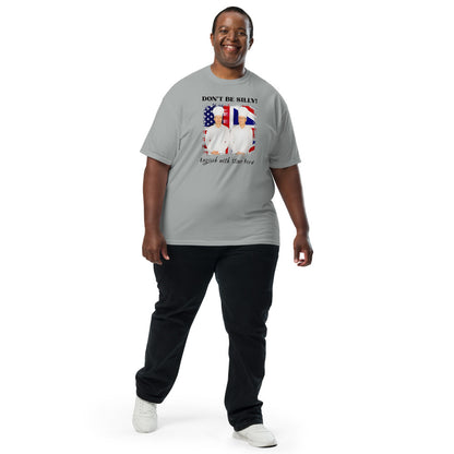 Don't Be Silly! Unisex Cook T‑Shirt – Funny English Teacher Tee