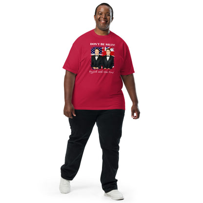 Don't Be Silly! Unisex Tuxedo T‑Shirt – Funny English Teacher Tee