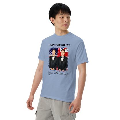 Don't Be Silly! Unisex Tuxedo T‑Shirt – Funny English Teacher Tee