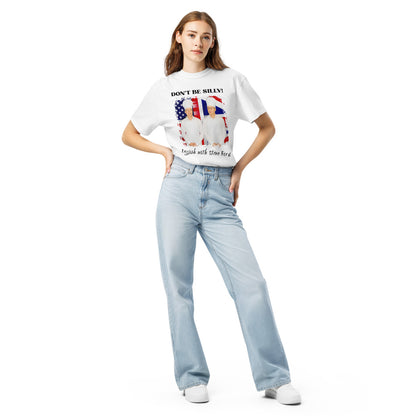 Don't Be Silly! Unisex Cook T‑Shirt – Funny English Teacher Tee