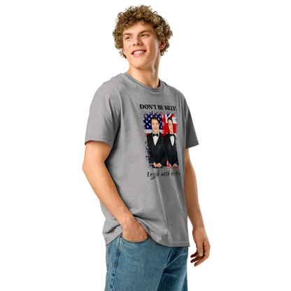 Don't Be Silly! Unisex Tuxedo T‑Shirt – Funny English Teacher Tee