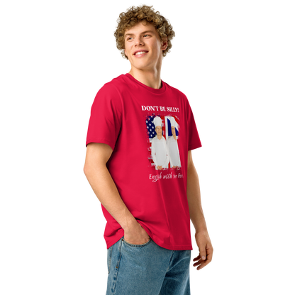 Don't Be Silly! Unisex Cook T‑Shirt – Funny English Teacher Tee