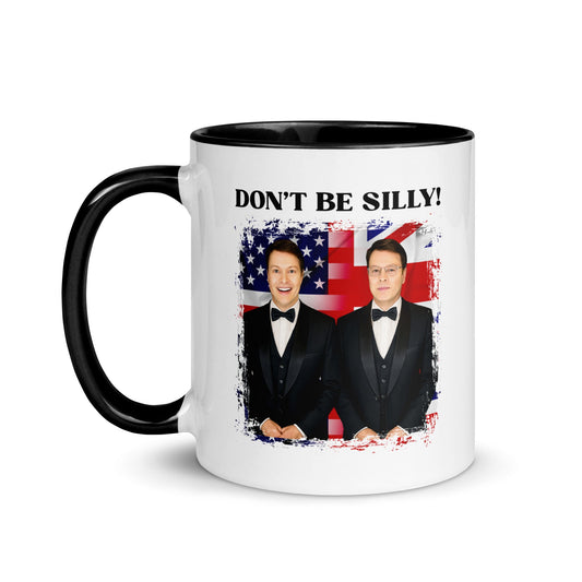 Don't Be Silly! Tuxedo Two-Tone Ceramic Mug