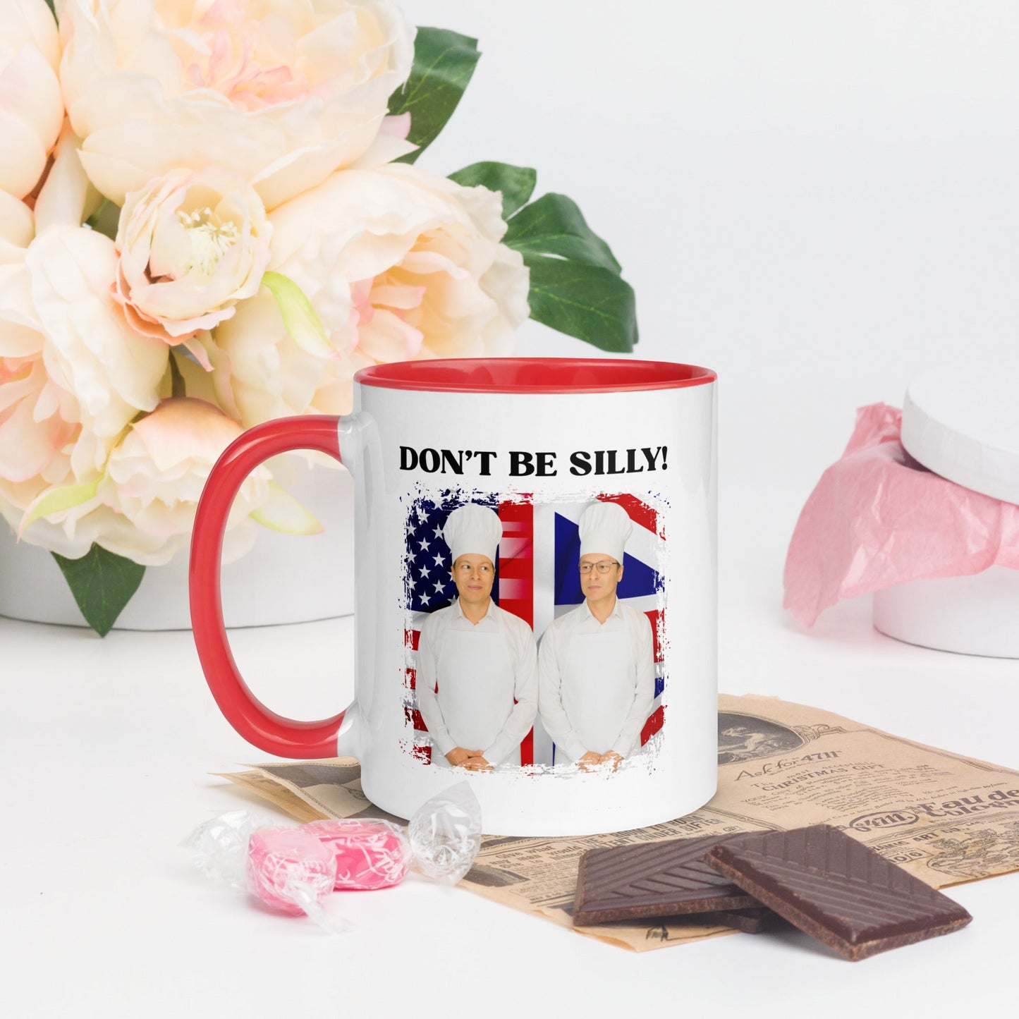 Don't Be Silly! Cook Two-Tone Ceramic Mug
