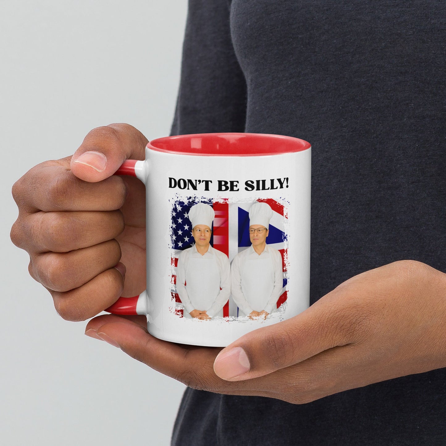 Don't Be Silly! Cook Two-Tone Ceramic Mug