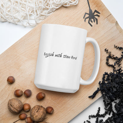 Don't Be Silly! Tuxedo White Ceramic Mug