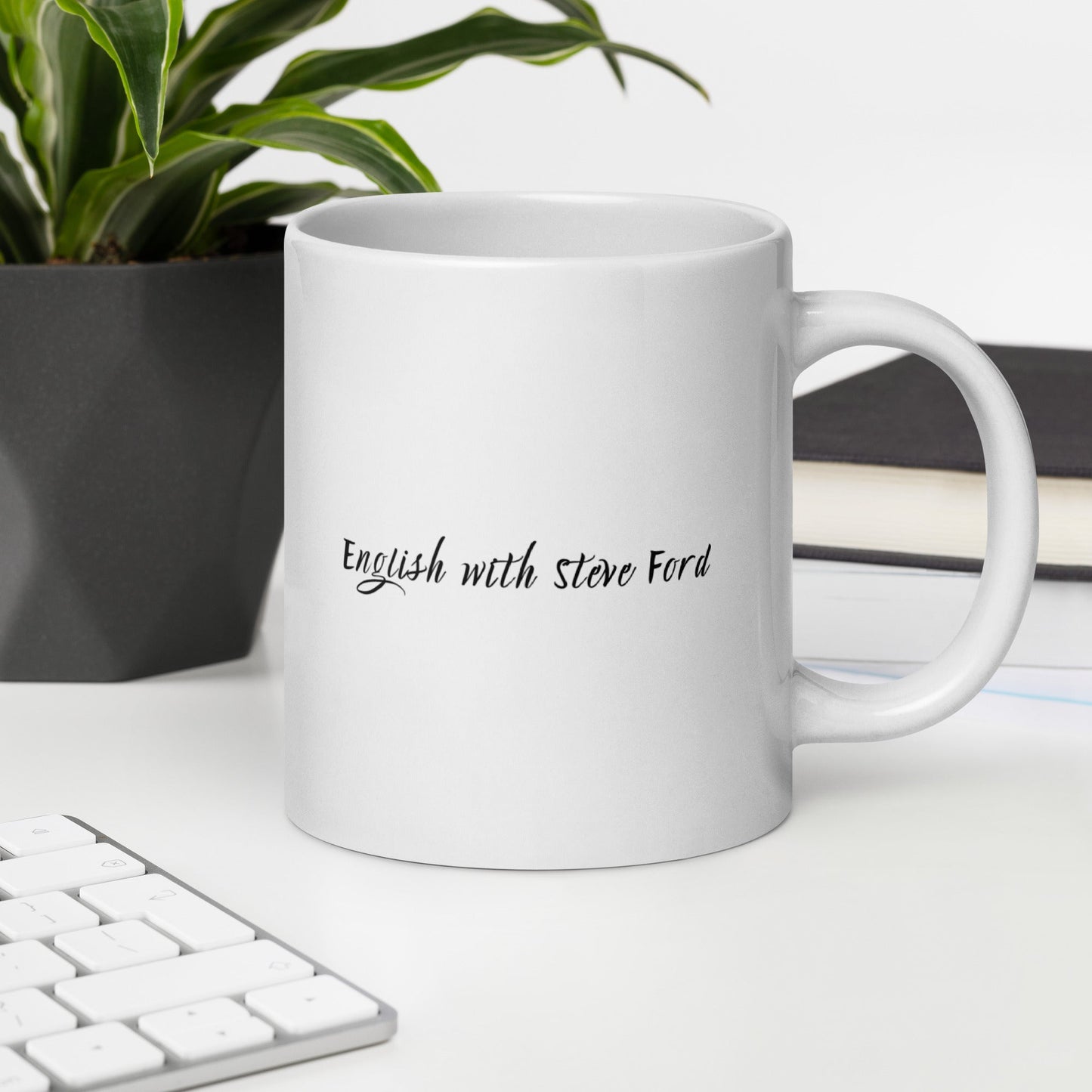Don't Be Silly! Tuxedo White Ceramic Mug